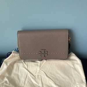 Tory Burch McGraw Flat Wallet cross body